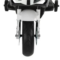 HOMCOM Motoreta Electrica BMW RR pentru Copii 12V, Negru si Alb(m-8)
