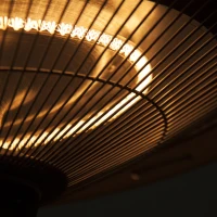 Outsunny Ciuperca Sistem de Incalzire de Extern 1500W Impermeabil in Aluminiu 200cm(m-8)