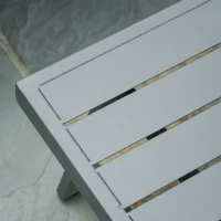 Outsunny Set 2 Canapele de Exterior Spatar Rabatabil si 1 Masuta de Gradina(m-9)