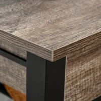 HOMCOM Carucior de bucatarie cu 3 sertare si raft din lemn 60x50x84.5cm(m-8)