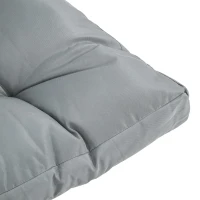 OutSunny Set 3 Perne pentru Canapea Paleti captusite in polister, Gri inchis(m-9)