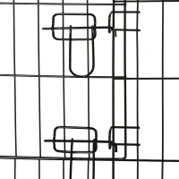 PawHut tarc tip plasa pentru animale, 8 bucati 61x61cm, negru(m-11)