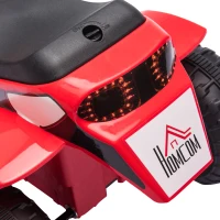 HOMCOM Motocicleta Electrica pentru Copii 3 Roti Lumini Sunete Baterie 6V Viteza 2km/h(m-9)