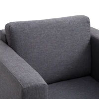 HOMCOM fotoliu modern, 81x73x78cm, gri(m-10)