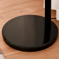 HOMCOM Lampa de Podea cu 3 Lumini si Brate Flexibile Baza din Marmura Inaltime 205cm(m-10)