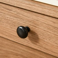 HOMCOM Masa de Birou si Camera cu Sertare si Polite 105x55x100cm Lemn(m-9)