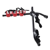 Homcom Suport Biciclete Posterior Pliabil pentru Masina Pentru 3 Biciclete 40 kg in Otel si Alumini Negru 68x52x60cm(m-7)