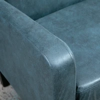 HOMCOM Canapea 2 Locuri din Stofa, Mobilier Modern pentru Living si Birou(m-8)