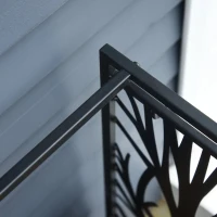 HOMCOM Suport pentru busteni din otel cu 4 unelte, capacitate 100 KG(m-9)