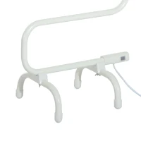 Homcom Suport uscat prosoape Electric 100W cu Forma S Alb 50x30x95cm(m-7)