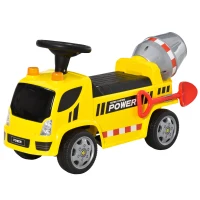 HOMCOM Masina pentru Copii 18-36 Luni Ride-on cu Betoniera Lumini Sunete(m-1)