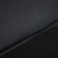 Vinsetto Fotoliu de birou captusit cu inaltime ajustabila, rabatabil cu 5 roti negru(m-9)