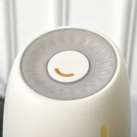 HOMCOM Umidificator Ultrasunete pentru per Spaţii de 4.8L pentru Casa sau Birou Alb(m-8)