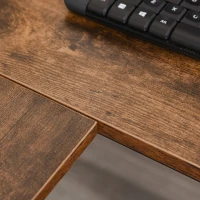 HOMCOM birou pentru calculator, stil industrial, 150x120x75cm(m-9)