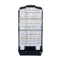 PawHut Colivie pentru Păsări din fier cu Tavă 47,5x36x91 cm(m-4)