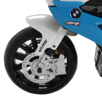 HOMCOM Motoreta Electrica pentru Copii BMW RR 12V, Negru si Albastru(m-12)