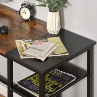 HOMCOM birou pentru calculator, stil industrial, 150x120x75cm(m-10)