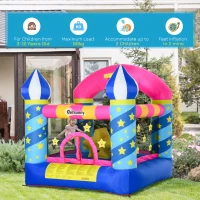 Outsunny Castel Gonflabil Gigant pentru Copii cu Gonflator(m-6)