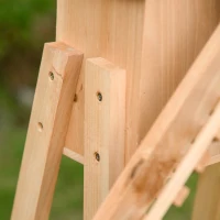 Outsunny Vaza pentru Plante ridiate cu Morisca si Casuta din lemn(m-10)