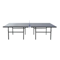 HOMCOM Masa Ping Pong Pliabila in lemn MDF si otel, Albastru Violet 152.5x274x76cm(m-4)