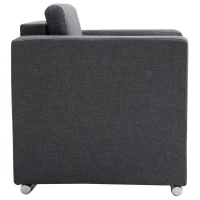 HOMCOM fotoliu modern, 81x73x78cm, gri(m-8)