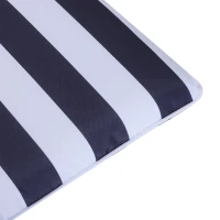 Outsunny Set 6 Perne pentru Scaun Detasabile 100% Poliester, Alb si Albastru, 42x42x5cm(m-4)