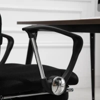 Vinsetto scaun de birou ergonomic, insertie plasa, negru(m-9)