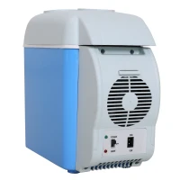 Homcom Frigider Termoelectric 7.5L 48W Albastru(m-4)