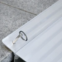 HOMCOM Rampa Scaun cu Rotile Lungime Reglabilă Aluminiu antiderapant 318kg(m-8)