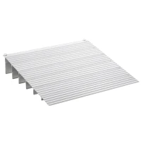 HOMCOM Rampa Scaun cu Rotile Lungime Reglabilă Aluminiu antiderapant 318kg(m-2)