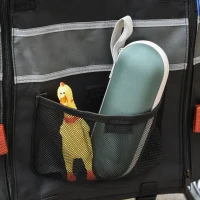 PawHut carucior caini, prindere bicicleta,130x58x94cm, albastru(m-8)