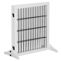 Barierka PawHut dla psów Sosna Biała 185 x 36 x 71 cm(m-4)