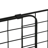 PawHut kratka ochronna dla psa do samochodu uniwersalna regulowana kratka do bagażnika przegroda metalowa kolor czarny (91-152) x 30 cm(m-7)