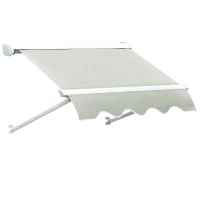 Outsunny MARKIZA ROLETA PRZECIWSŁONECZNA 122 X 70 cm beżowa(m-1)