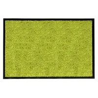 Homcom Fußmatte waschbar Gummiumrandung Grün 120 x 80 x 0,5 cm(m-1)