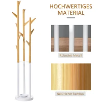 HOMCOM garderobestandaard kapstok(m-6)