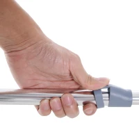 HOMCOM Gehgestell Gehbock Alu Gehhilfe Gehwagen mit 2/3 Rädern Faltbar (Modell1)(m-8)