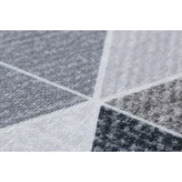 Homcom Teppich pfegeleicht Kurzflor Anthrazit Grau 170 x 120 x 0,7 cm(m-2)