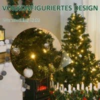 HOMCOM kerstboom dennenboom met decoratie(m-6)