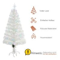 Choinka 1,2 m drzewko bożonarodzeniowe 130 gałązek z diodami LED(m-6)