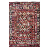 Outsunny Teppich In- und Outdoor Multicolor Dunkel 290 x 200 x 0,5 cm(m-1)