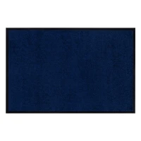 Homcom Fußmatte waschbar Gummiumrandung Dunkelblau 150 x 90 x 0,5 cm(m-1)