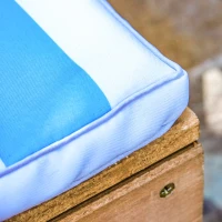 Outsunny® Kinder Sonnenliege mit Sonnenschirm Gartenliege Relaxliege für 3-7 Jahre Holz(m-9)