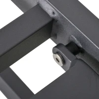 Outsunny 3-częściowy zestaw mebli ogrodowych z 4-stopniową regulacją Leżak ogrodowy, komplet stolik z krzesłami, aluminiowy, szary(m-9)