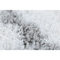 Homcom Teppich skandinavisches Muster Weiß-Silber 170 x 120 x 3,5 cm(m-3)