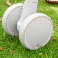 HOMCOM Kinder Laufrad Lauffahrrad Balance Bike ab 1 Jahr Baby Rutschrad mit TPU-Rädern keine Schrauben Geschenke für Jungen/Mädchen Kleinkind Spielzeug Rosa+Grau 60 x 24 x 37 cm(m-9)