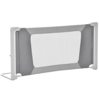 Barierka do łóżka dla dzieci z nóżkami w kształcie litery L ogrodzenie 18 miesięcy-5 lat kolor szary(m-1)