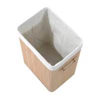 HOMCOM KOSZ BAMBUSOWY NA PRANIE 72L brązowy(m-6)