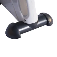 HOMCOM® mini bike fietstrainer fitnessapparaat hometrainer fitnessbike indoor sport bicycle exercise fitness LED-scherm (grijs / mini bike)(m-11)