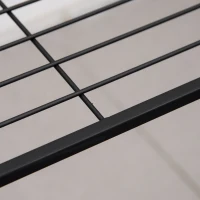 Outsunny regał na kwiaty z metalu 3-poziomy regał na rośliny kwietnik stojak na kwiaty do wewnątrz i na zewnątrz ogród balkon kolor czarny 95 x 63 x 72 cm(m-5)